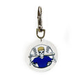 Wholesale Custom Acrylic Keychain Personalized Nameplate Pendant with Creative Feng Shui Cat Design Woven Technique