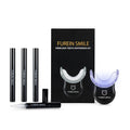 Charcoal Black Professional LED Teeth Whitening Kit Home Use Easy Oral Hygiene No Sensitive CE Approved