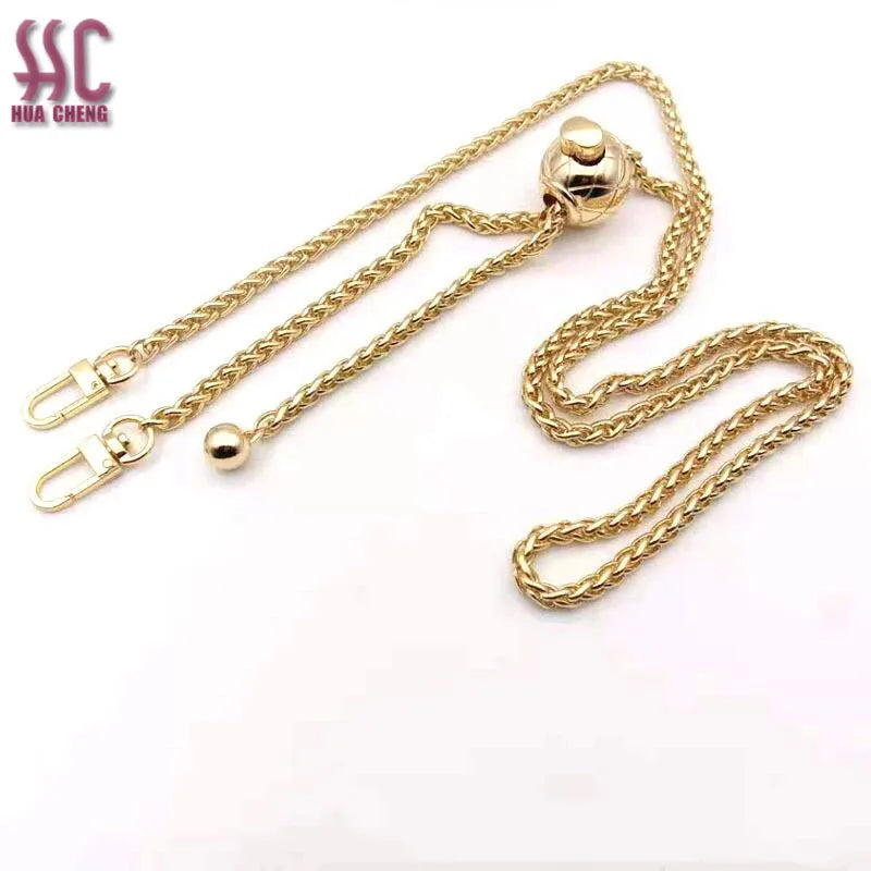 Wholesale Woman's Metal Bag Accessories Special Bag Parts with Snap Buckles Chain Purse and Chain Bags