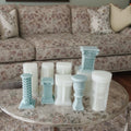 Wholesale Creative Gift Handmade Plaster Ornaments Exquisite Roman Column Aromatherapy Candle Silicone Mold
