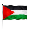 Palestine Flag Quality Assurance Polyester Fabric Digital Printing Customized Flag Palestine Flag