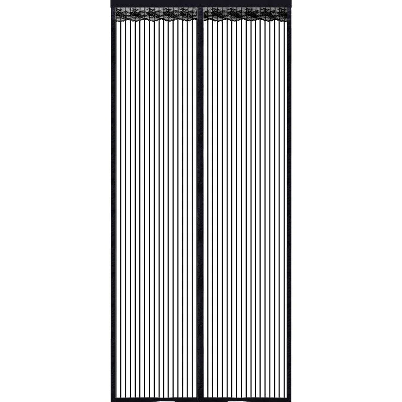 Wholesale Durable Fly Screen Door Easy Adhesive Installation Anti-Mosquito Magnetic Net Curtain for Kitchen Bedroom Modern
