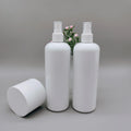 Customized Logo 500ml PET Plastic Bottle with Pump Sprayer and Screen Printing for Shampoo & Lotion