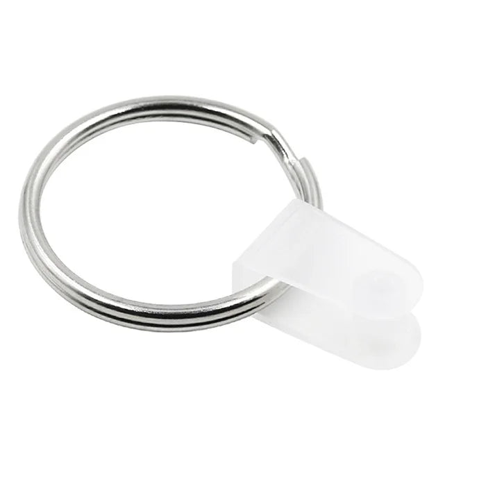 Wholesale Keychain Accessories Diy Craft Plastic Snap Jump Ring Connectors with 25mm Key Ring
