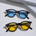 DOISYER 2021 Retro Summer Sunglasses Korean New Style Small Square Jelly Effect Transparent White Yellow Purple Red Blue