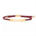 Wholesale Jewelry Personalized Friendship Handmade Rope Stainless Steel  Bracelets Custom Engraved Couple Bracelet