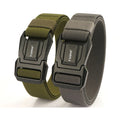 Factory In-stock Wholesale Aluminum Alloy Buckle Camouflage Nylon Combat Tactical Belt for Men Outdoor Sport