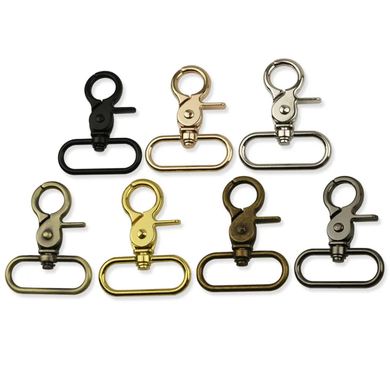 Manufacturer Wholesale Bag Hardware Accessories Metal Swivel Lobster Clasps Snap Hook Trigger Clips Metal Keychain
