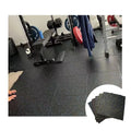 Indoor Sound Proof Black Worm Gym Rubber Mat Floor