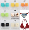 Pearl Gold Square Beaded Swimwear Crystals Large Irregular Bead Swimwear Waterproof Swimwear Accessories For Bikini