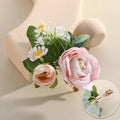 Rose Flower Hair Clips Hairpins Floral Brooches Pin Boho Hair Clip Rose Hair Accessories for Women Girls Lady Bridal