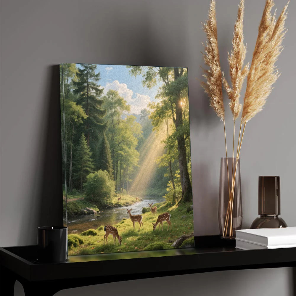 Modern Single Piece Framed Vertical Wall Art with Wooden Frame Canvas Still Life Design Modern Wall Art Painting for Hanging MegaBDM