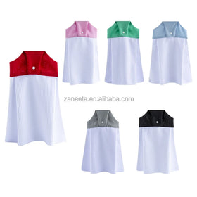 Personalized Blank Sublimation Polyester Hanging Kitchen Hand Towel