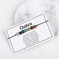 Newest Natural Chakra Healing Crystal Gemstone Mix Round Bead Stones Wax String Handmade Woven Bracelets Charms Women Jewelry