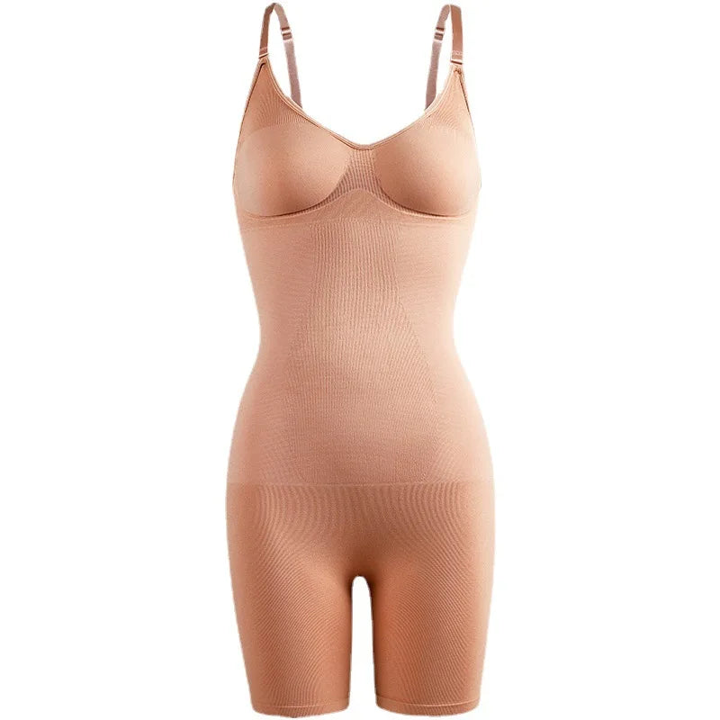 Wholesale Fashion Adjustable Solid Color Seamless Butt Lifter Slim Body Suit Shape Tummy Control Shapewear for Women