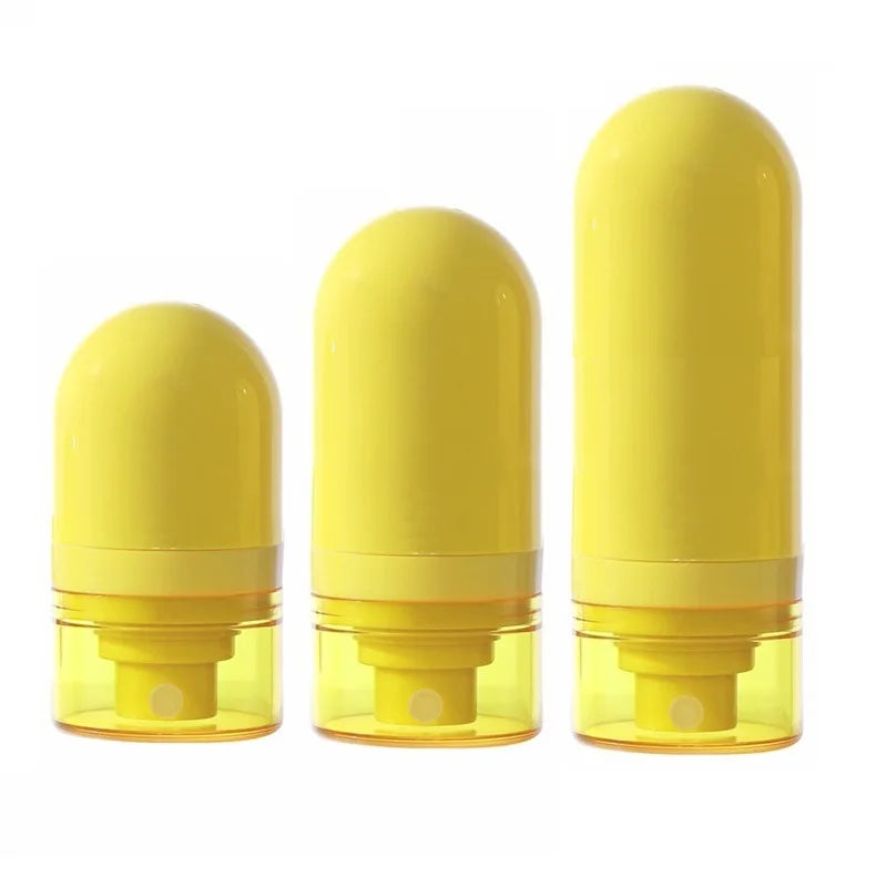 EcoFriendly 15/30/50ml Airless Cosmetic Lotion Bottles LeakProof & Durable
