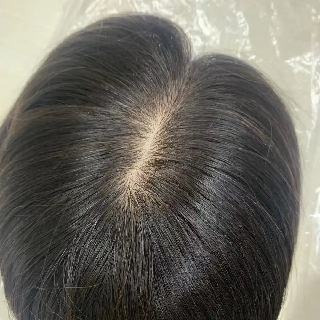 Hot Sale Silk Base Hair Extensions Closure Clips in Toupee Human Hair Topper for Women