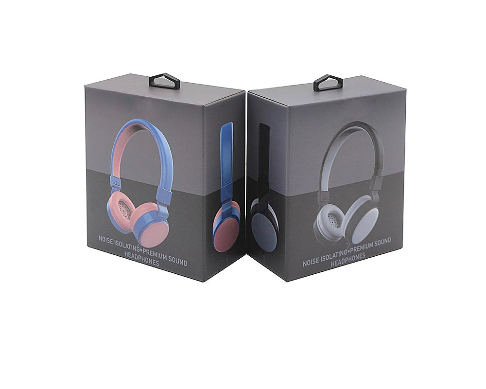 Custom logo Headset Headphone Packaging Paper Box with Foam Insert Sports Accessories Earphone Box