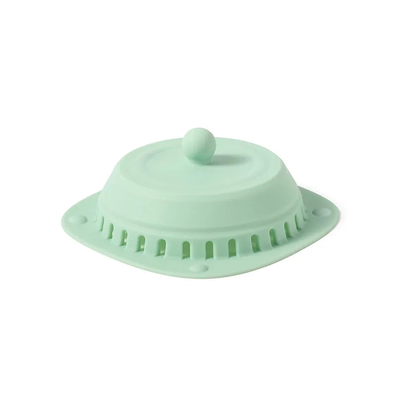 Hot Sale Silicone Floor Drain Hair Stoppers Catchers Sink Drain Filter Bathroom Shower Anti-odor Floor Drain Hair Catcher