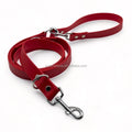 OEM Custom LOGO Wholesale Dog Leash Hands Free Pet Traction Rope  Adjustable PVC Coated Multi-functional Dogs Leads