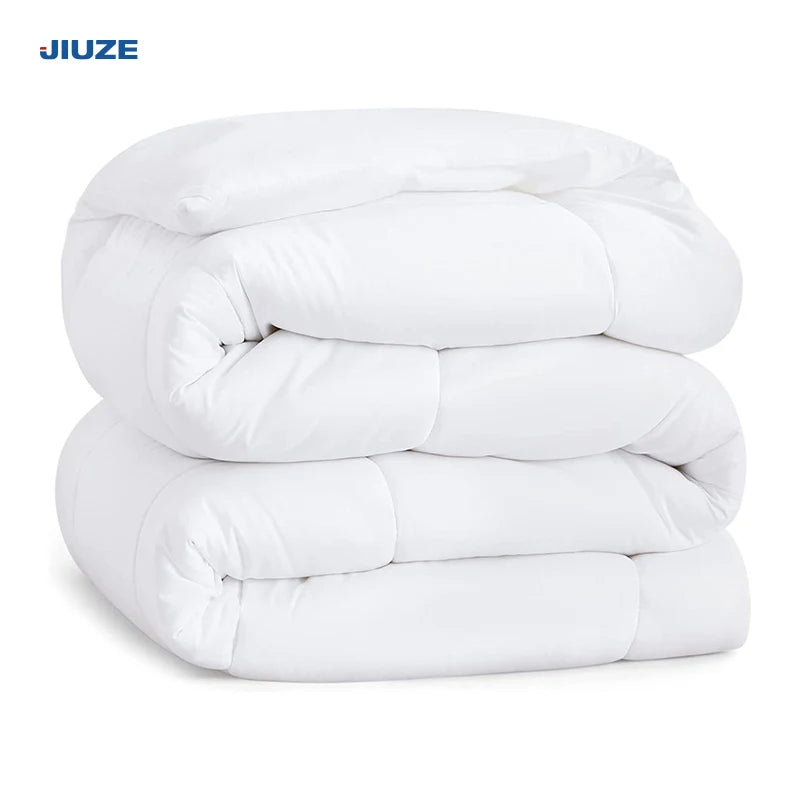 Hot Sales Hotel Duvet Insert White Square Microfiber Filling Quilt Comforter Duvet