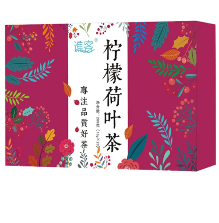 100% Natural Dried Lemon Fruit Mixed Lotus Leaf Detox Tea Lemon Lotus Tea for Sale