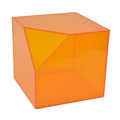 Wholesales Colorful Perspex Snakes Container Orange Acrylic Candy Storage Box Acrylic Gift Box for Christmas MegaBDM