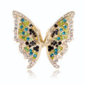 DRAI096 Fashion Multi Butterfly Brooch Women Rhinestones Brooch Jewelry Wholesale