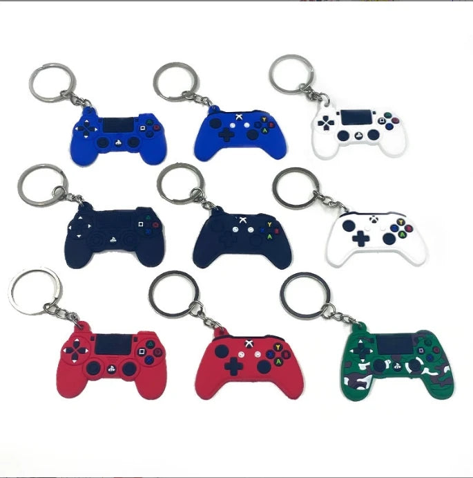 Cute Gamepad Boy Friend Joystick Key Chain Game Console Keychains Bag Car Hanging Key Ring