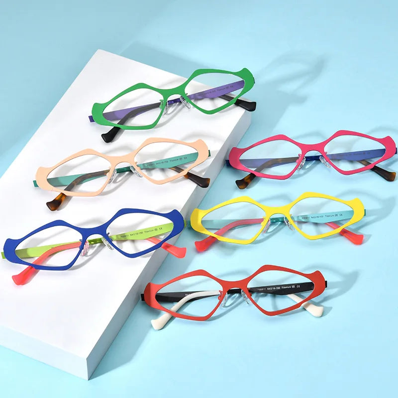2024 Acetate Cat Eye Glasses Frame Brand Designer Eyeglasses Frame Myopia Optical Prescription Eyewear