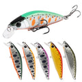 Top Right M114 4.8g 50mm Bass Fishing Lure Sinking Minnow Lure Hard Bait for Trout Pinfish Pesca Bait