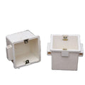 UPVC Electric Junction Box with Smooth Surface IP66 Outdoor Distribution Box for House Use