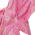 S536 Soft Aluminum Metallic Sequin Fabric Metal Mesh Fabric for Table Cloth and Party Dress