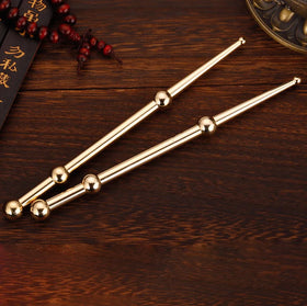HZ Rose Golden Color Brass Physical Therapy Chiropractic IASTM Metal Gua Sha Tools for Myofascial Release Soft Tissue Mobilization