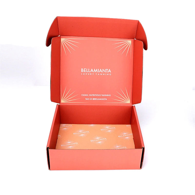 Custom Attractive Cheap Price Portable Corrugated Cosmetic pink Clothing Mailer Box