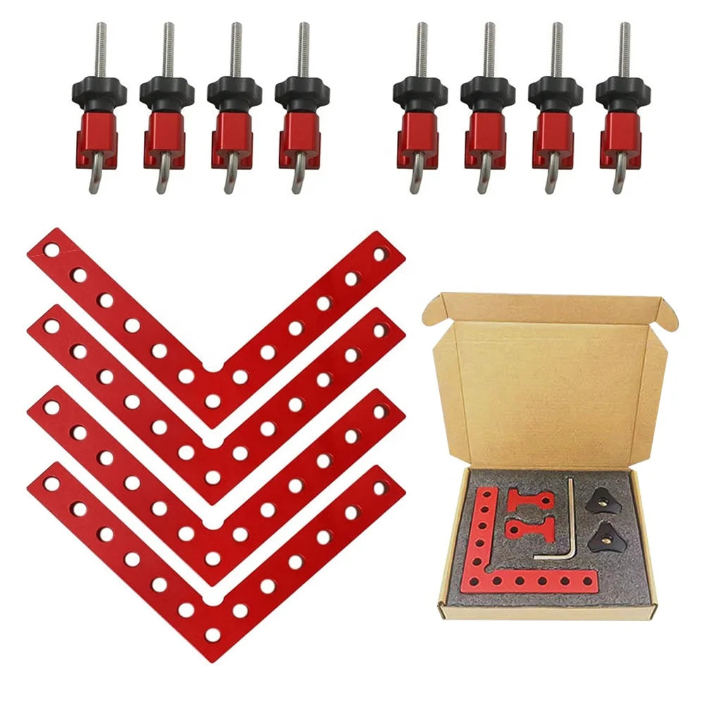 6pcs 90 Degree Positioning Square Fixing Clip Right Angle Clamp 160*160mm