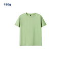 180 Gsm 100% Cotton Casual T-Shirts Custom Logo Screen Printed Solid Design with 200g Fabric Weight Knitted Blank T-Shirts