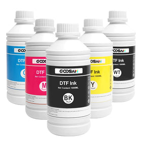 Goosam 1000ml Premium Quality Cmyk Breathable Transfer Pigment DTF Ink for Epson L805 L1800 L800 L8050 P600 P800 Printer