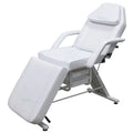 MEDIGE Foldable Beauty Salon Facial Bed Massage Chair Full Body Adjustable Massage Table with Armrest for Bedroom Outdoor Use