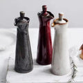 Hot Sale 120ml Porcelain Olive Oil Dispenser Bottles for Restaurant Kitchen Ceramic Oil Vinegar Soy Saucer Bottle