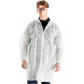 Disposable Non-woven Dust-proof Breathable Anti-dirty Anti-fouling Lab Coat
