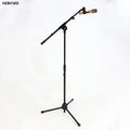 HEBIKUO M-750 Stable Height Adjustable Mic Stand Solid Structure Firm Frame Microphone Stand