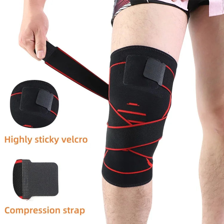 Best Selling 3d Nylon Spandex Elastic Knit Knee Brace Support Compression Sleeve