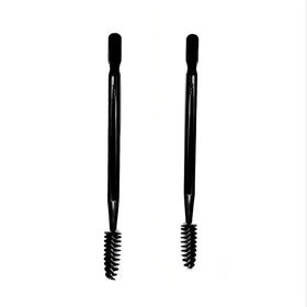 Eyebrow Brow Lift Brow Freeze Applicator Dual-Ended Spatula Spoolie Brush for Brow Styling Wax