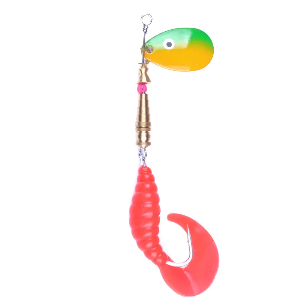 Hot Sale Fishing Lures 10.5cm 7.3g Spinner Fishing Bait Fishing Tackle Single Hook