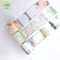 Custom Washi Tape Printing Journal Adhesive Paper Notes Sticker Roll Masking Washi Tapes