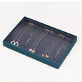 Gray Velvet Jewelry Display Trays Jewellery Bespoke Tray Ring Bracelet Bangle Necklace Pendant Organizer Trays