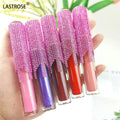 New Lip Gloss Rhinestone Skin Tube Lip Gloss Private Logo Luxury Nude Liquid Lipstick