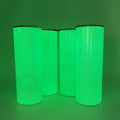 20 oz Glow in Dark Tumbler Luminous Mug Sublimation Luminous  Stainless Steel Straight Sublimation Skinny Tumbler With Lid Straw