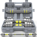Gym Equipment Professional Weight Lifting Training Adjustable Dumbbells Stand Stainless Steel Chrome Dumbbell Set 40kg
